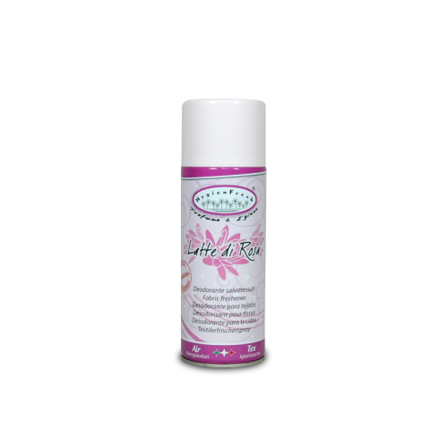 Hygienfresh Latte di rosa spray è un deodorante salvatessuti con speciale formula mangiaodori.
