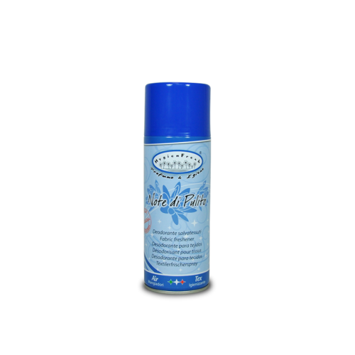 Hygienfresh Note di Pulito spray è un deodorante salvatessuti con speciale formula mangiaodori.
