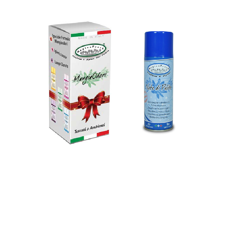 Hygienfresh Deodorante per Tessuti Spray da 400 Ml (Note di Pulito