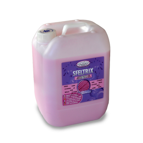 detergente antinfeltrente sfeltrix pe lavaggio di capi in lana della hygienfresh