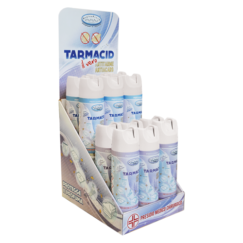 Termacid espositore è composto da 6 spray "Fiori di Provenza" e 6 spray "Fresh Laundry"