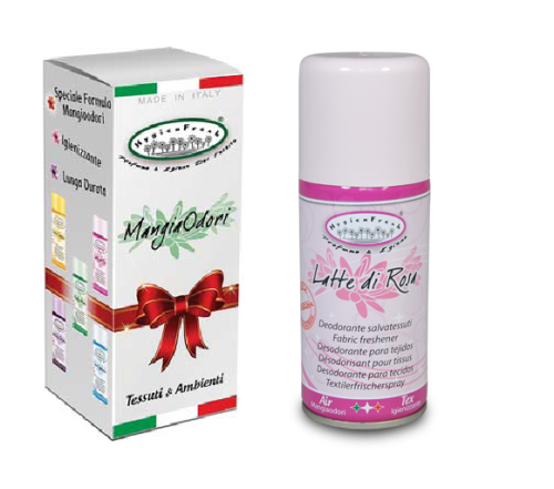 Spray deodorante latte di rosa