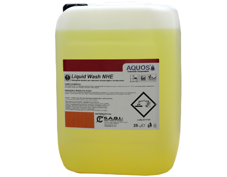 Detergente liquido alcalino per macchine lavastoviglie alimentate con acque dure (10 ÷ 25 °F) ad elevato potere disperdente ed azione antiscalfing .